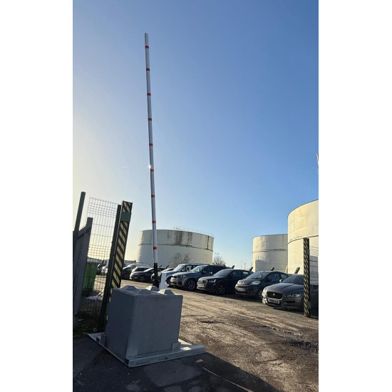 Portable Manual Rising Arm Vehicle Barrier (Concrete Block System)